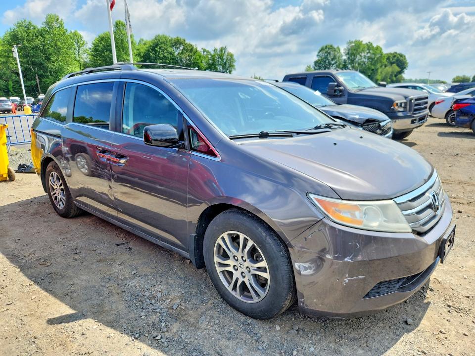 2012 Honda Odyssey VIN 5FNRL5H63CB079805 COPART salvage auction — FRONT END, Ct - Cert Of Title-Salvage, sold $675 on 2026-07-02 (photo 4)
