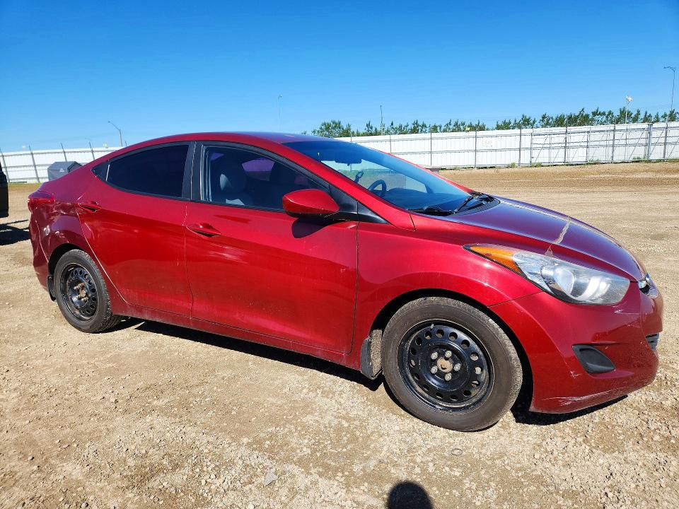 2013 Hyundai Elantra VIN 5NPDH4AE9DH305761 COPART salvage auction — SIDE, Ab - Bos - Salvage, sold $2,150 on 2026-07-02 (photo 4)