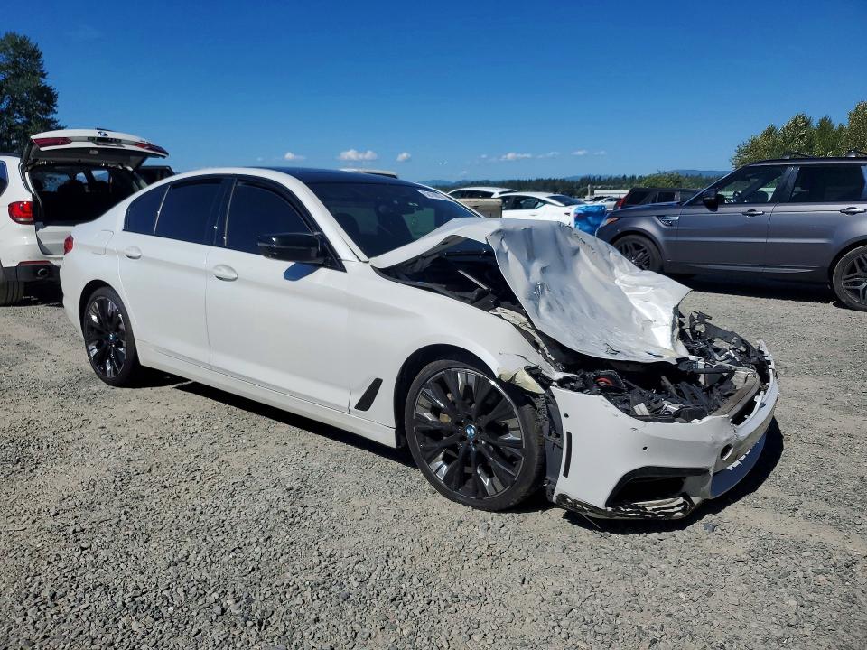 2019 BMW 5er VIN WBAJB1C5XKB376883 COPART salvage auction — FRONT END, Wa - Cert Of Ownership-Rebuilt, sold $2,200 on 2026-07-27 (photo 4)