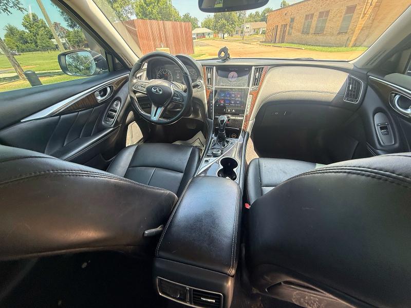 2018 Infiniti Q50 VIN JN1EV7AR4JM440734 COPART salvage auction — MINOR DENT/SCRATCHES, Ok - Certificate Of Title (P), sold $3,000 on 2026-07-14 (photo 9)
