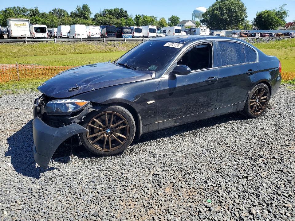 2007 BMW 3er VIN WBAVD53527A006057 COPART salvage auction — SIDE, Nj - Cert Of Title-Salvage, sold $375 on 2026-07-07 (photo 1)