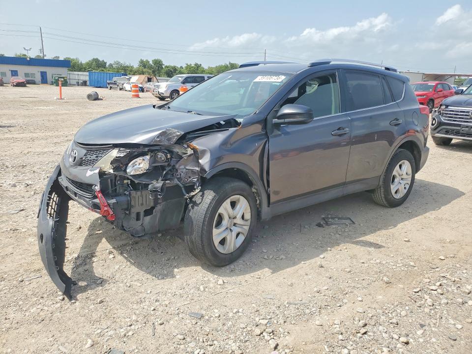 2014 Toyota Rav 4 VIN JTMZFREV2EJ020203 COPART salvage auction — FRONT END, TX - SALVAGE VEHICLE TITLE, sold $3,100 on 2026-07-27 (photo 1)