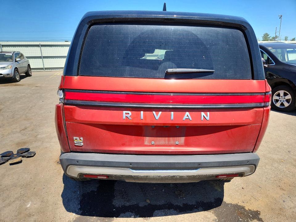 2024 Rivian VIN 7PDSGABA5RN033875 COPART salvage auction — ROLLOVER, Pa - Certificate Of Salvage, sold $5,400 on 2026-07-07 (photo 6)