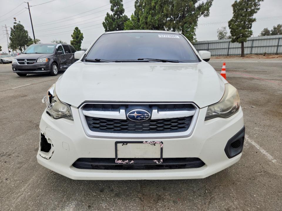 2014 Subaru VIN JF1GPAC67E8238118 COPART salvage auction — FRONT END, Ca - Salvage Certificate, sold $975 on 2026-07-07 (photo 5)