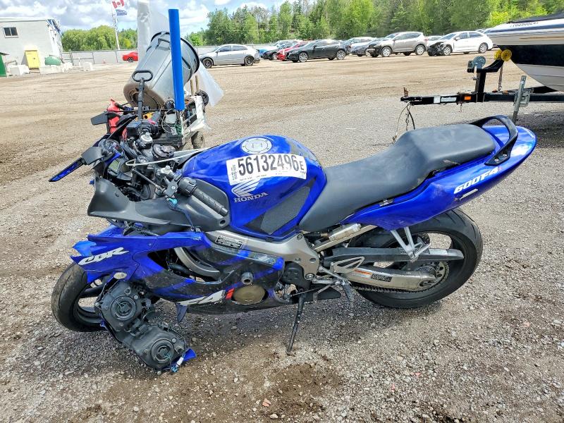 2006 Honda Cbr600 VIN JH2PC35096M703704 COPART salvage auction — FRONT END, ON - PERMIT NO BRAND - UNFIT, sold $300 on 2026-07-23 (photo 3)