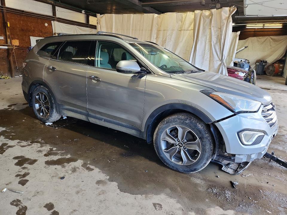 2014 Hyundai Santa fe VIN KM8SMDHF3EU066924 COPART salvage auction — FRONT END, Pa - Certificate Of Salvage, sold $1,500 on 2026-07-16 (photo 4)