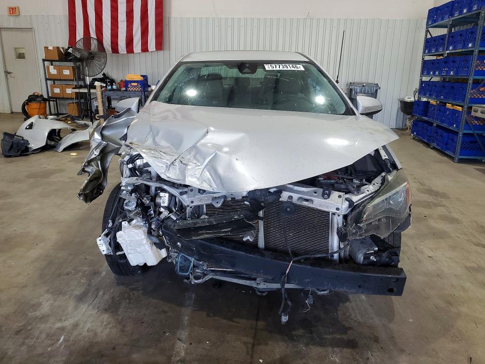 2017 Toyota VIN 5YFBURHEXHP725091 COPART salvage auction — FRONT END, Tx - Salvage Vehicle Title, sold $1,800 on 2026-07-20 (photo 5)