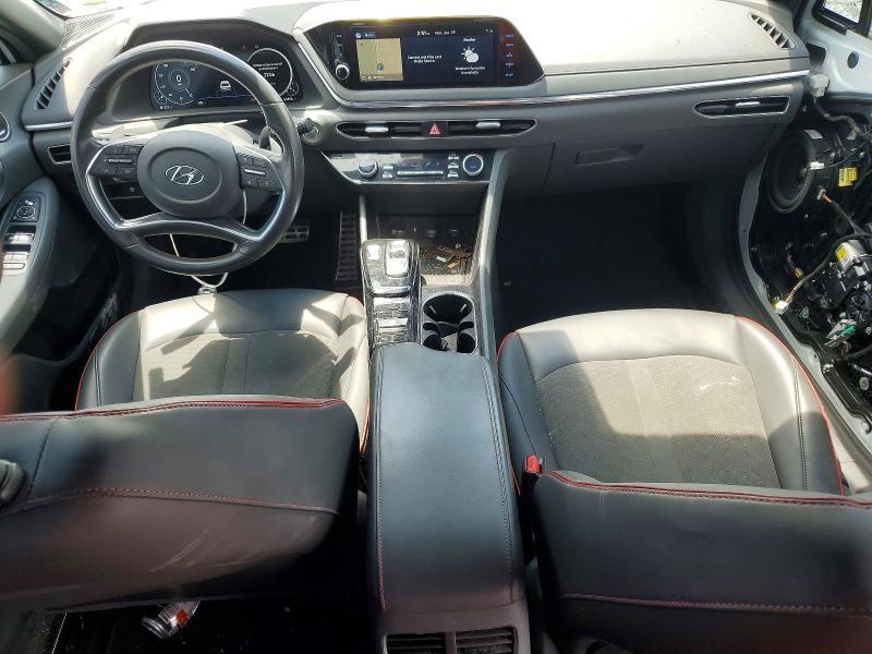 2021 Hyundai Sonata VIN 5NPEJ4J2XMH132265 COPART salvage auction — FRONT END, Fl - Cert Of Title Slvg Rebuildable, sold $6,200 on 2026-07-27 (photo 8)