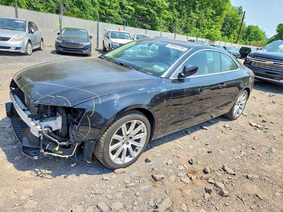 2011 Audi A5 VIN WAULFAFR8BA009143 COPART salvage auction — FRONT END, Pa - Certificate Of Salvage, sold $575 on 2026-07-08 (photo 1)