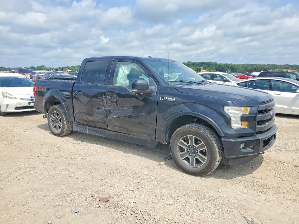 2015 Ford F-150 VIN 1FTEW1EF6FKD42170 COPART salvage auction — SIDE, Ks - Cert Of Title-Salvage, sold $4,350 on 2026-07-09 (photo 4)
