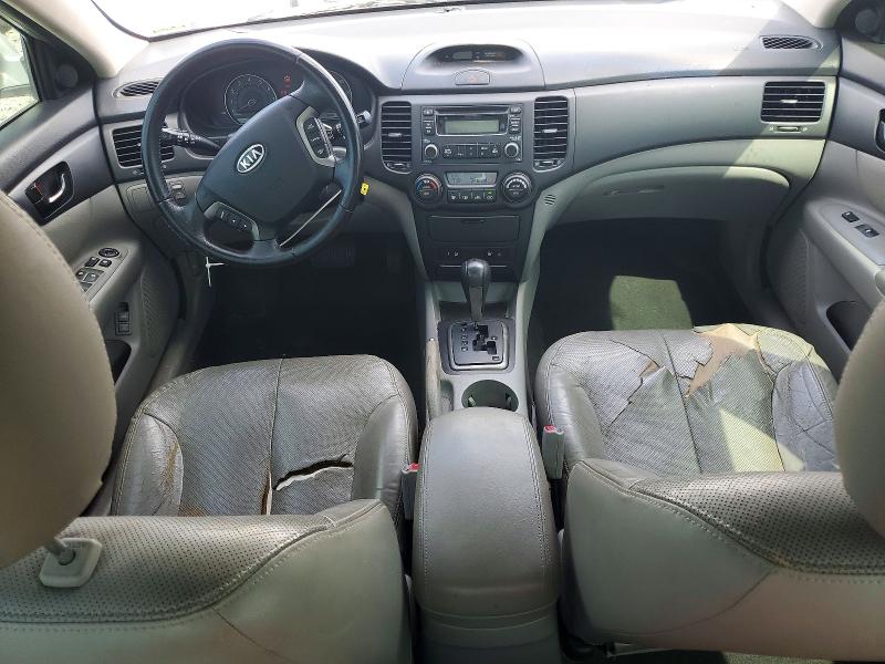 2008 Kia Optima VIN KNAGE123285263499 COPART salvage auction — FRONT END, Fl - Cert Of Title Slvg Rebuildable, sold $450 on 2026-07-13 (photo 8)