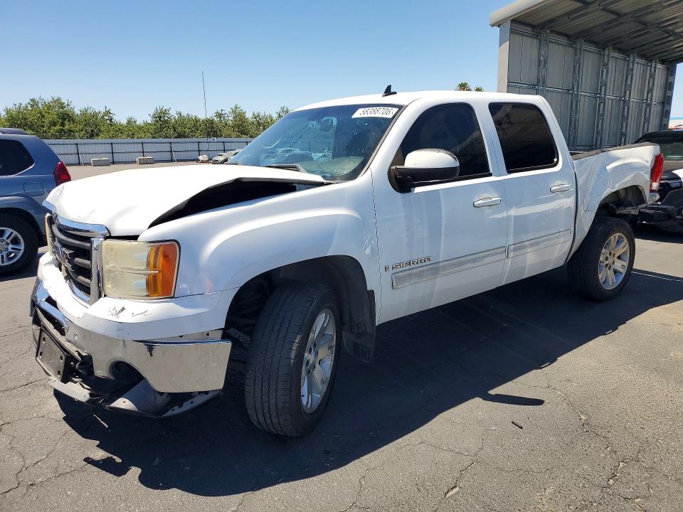 2008 Gmc SIERRA VIN 2GTEC13J381209403 COPART salvage auction — REAR END, Ca - Salvage Certificate, sold $150 on 2026-07-09 (photo 1)