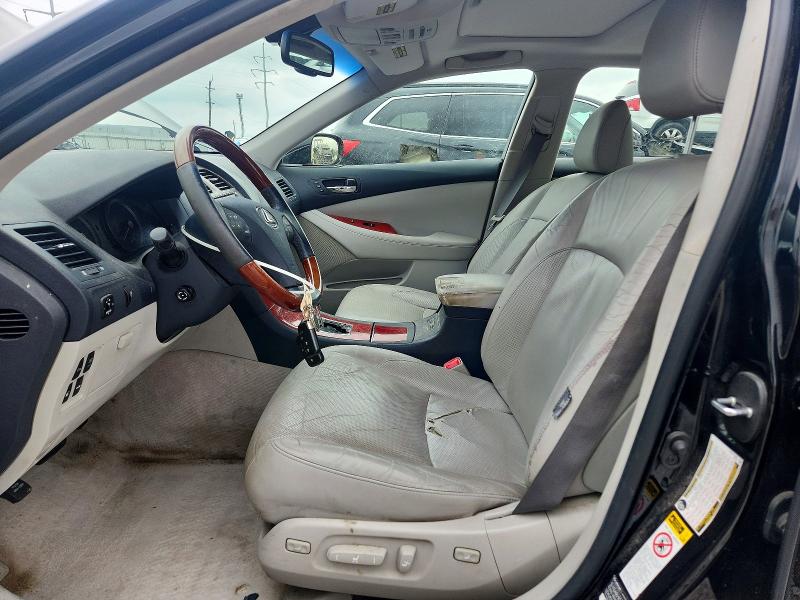 2008 Lexus Es 350 VIN JTHBJ46G182236625 COPART salvage auction — REAR END, Oh - Cert Of Title-Salvage, sold $1,300 on 2026-07-24 (photo 7)