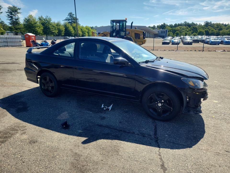 2005 Honda Civic VIN 1HGEM22935L021336 COPART salvage auction — BURN, Ri - Salvage Certificate Of Title, sold $475 on 2026-07-23 (photo 4)