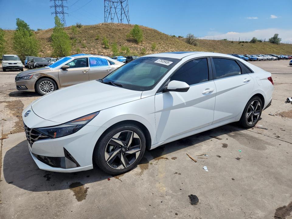 2021 Hyundai Elantra VIN 5NPLP4AG1MH014171 COPART salvage auction — SIDE, FL - CERTIFICATE OF DESTRUCTION, sold $5,500 on 2026-07-27 (photo 1)