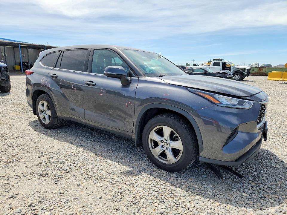 2020 Toyota Highlander VIN 5TDCZRBHXLS012328 COPART salvage auction — REAR END, Co - Salvage Title, sold $12,500 on 2026-07-14 (photo 4)