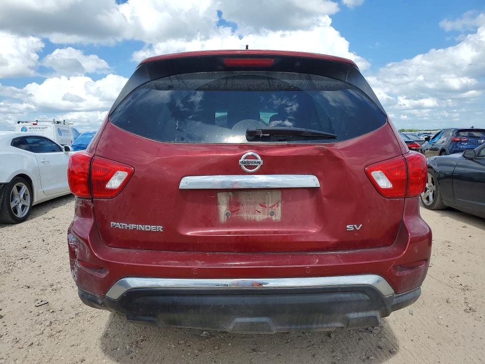 2017 Nissan Pathfinder VIN 5N1DR2MN9HC662805 COPART salvage auction — HAIL, Tx - Certificate Of Title, sold $10 on 2026-07-06 (photo 6)