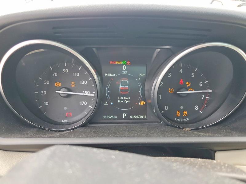 2016 Land rover Range rover sport VIN SALWR2VF5GA649346 COPART salvage auction — MECHANICAL, Ky - Certificate Of Title, sold $2,550 on 2026-07-24 (photo 9)