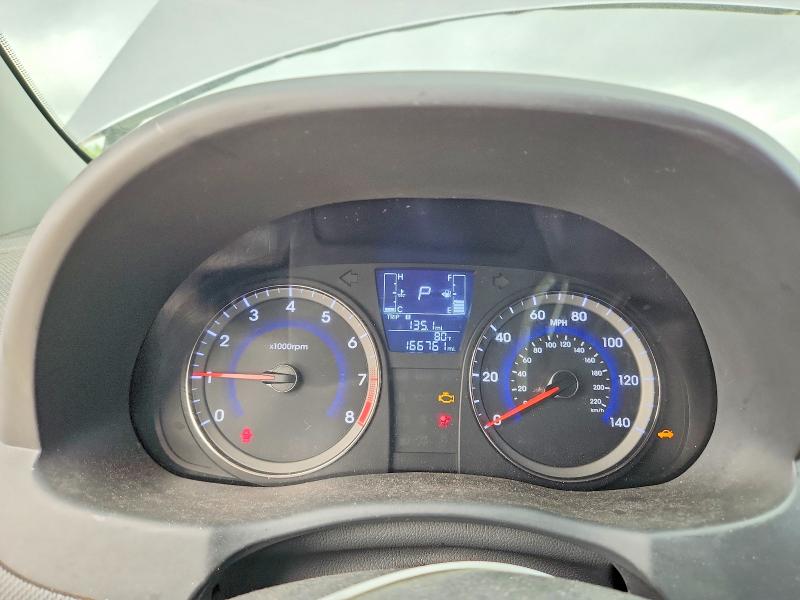 2016 Hyundai Accent VIN KMHCT4AE0GU089394 COPART salvage auction — REAR END, TX - SALVAGE VEHICLE TITLE (P), sold $1,850 on 2026-07-02 (photo 9)