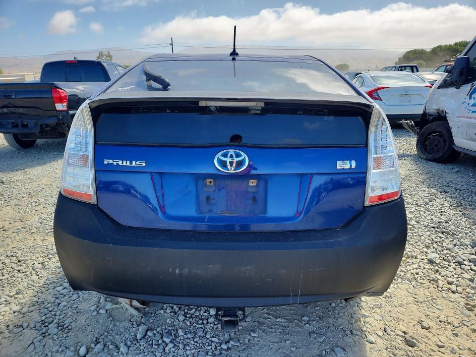 2011 Toyota Prius VIN JTDKN3DU1B1477400 COPART salvage auction — VANDALISM, CA - SALVAGE CERTIFICATE, sold $500 on 2026-07-28 (photo 6)
