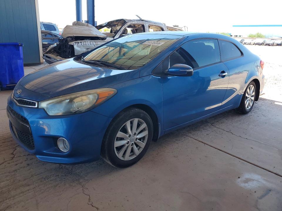 2014 Kia Forte VIN KNAFX6A83E5240678 COPART salvage auction — REAR END, Az - Cert Of Title - Salvage, sold $1,300 on 2026-07-16 (photo 1)
