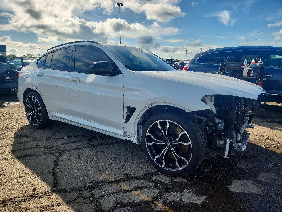 2021 BMW VIN 5YMUJ0C00M9F50093 COPART salvage auction — FRONT END, MI - CERTIFICATE OF TITLE, sold $26,750 on 2026-07-10 (photo 4)