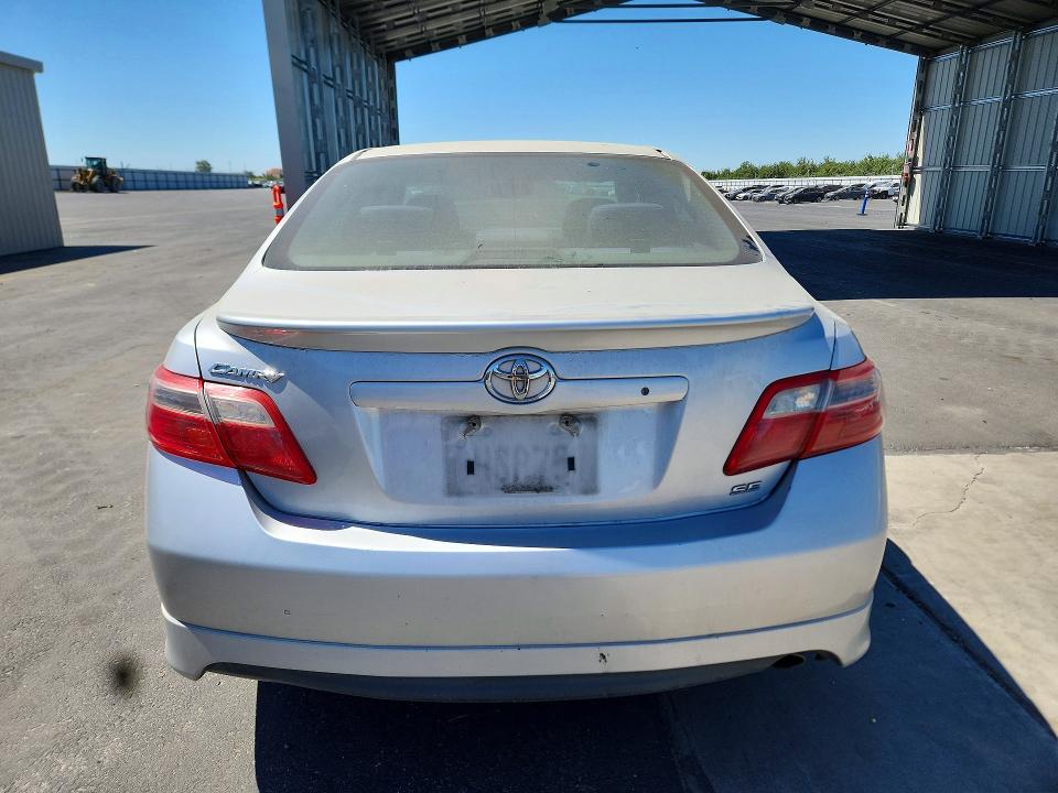 2009 Toyota Camry VIN 4T1BE46K49U352218 COPART salvage auction — REAR END, Ca - Salvage Certificate, sold $725 on 2026-07-09 (photo 6)