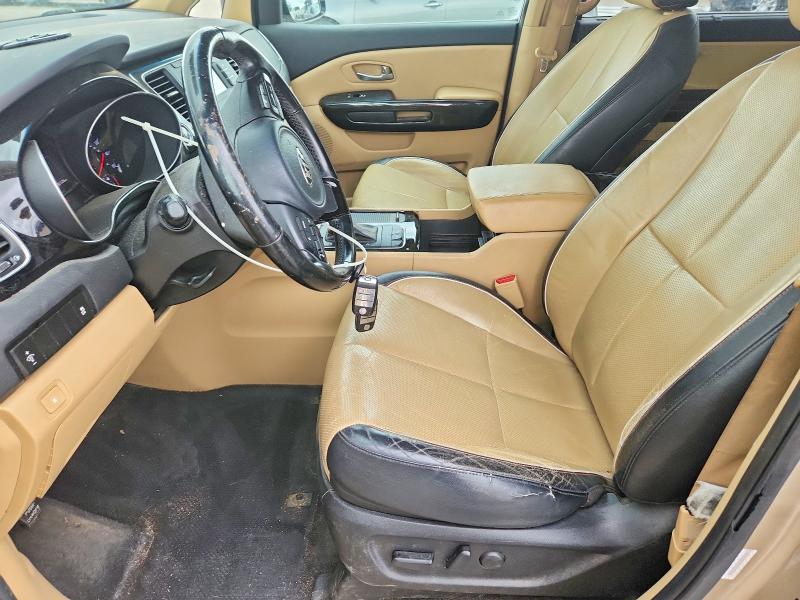 2015 Kia SEDONA VIN KNDMC5C15F6029462 COPART salvage auction — WATER/FLOOD, Tx - Salvage Title-Flood Damage, sold $1,350 on 2026-07-02 (photo 7)