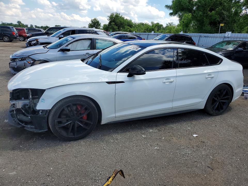 2018 Audi S5 VIN WAUC4CF59JA074841 COPART salvage auction — FRONT END, ON - PERMIT NO BRAND - UNFIT, sold $5,700 on 2026-07-21 (photo 1)