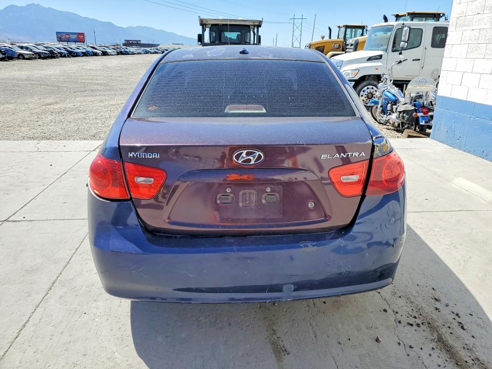 2008 Hyundai Elantra VIN KMHDU46D28U570203 COPART salvage auction — REAR END, UT - SALVAGE CERTIFICATE, sold $650 on 2026-07-20 (photo 6)