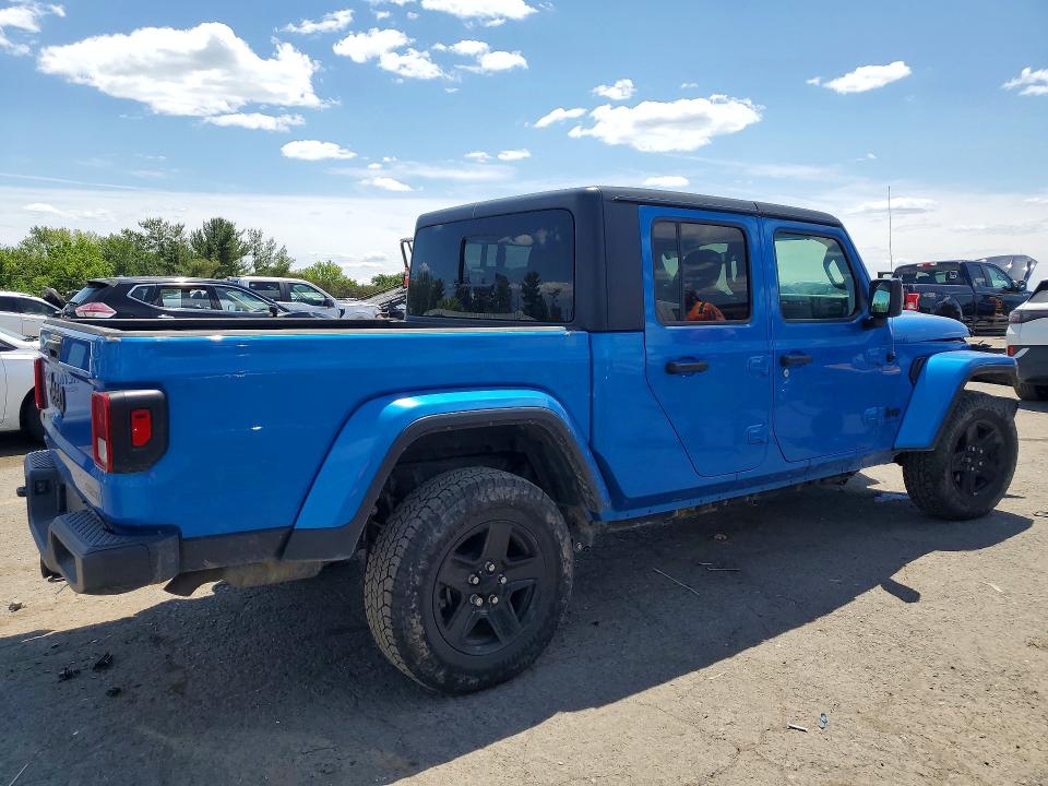 2021 Jeep Gladiator VIN 1C6JJTAMXML553481 COPART salvage auction — FRONT END, Pa - Certificate Of Salvage, sold $10,400 on 2026-07-02 (photo 3)