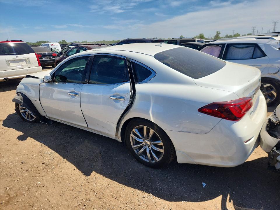 2019 Infiniti Q70 VIN JN1BY1AR8KM580066 COPART salvage auction — FRONT END, Il - Salvage Certificate, sold $300 on 2026-07-28 (photo 2)