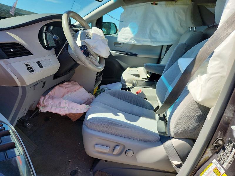 2014 Toyota Sienna VIN 5TDKK3DC6ES434193 COPART salvage auction — FRONT END, Ny - Mv-907A Salvage Certificate, sold $800 on 2026-07-08 (photo 7)