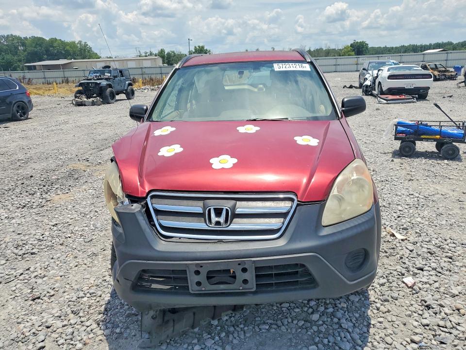 2005 Honda Cr-v VIN JHLRD68595C015104 COPART salvage auction — FRONT END, Al - Cert Of Title-Salvage Title, sold $60 on 2026-07-23 (photo 5)