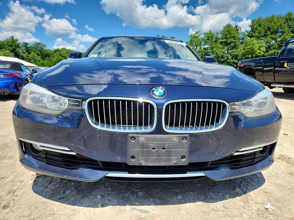 2015 BMW 3er VIN WBA3B5G56FNS16062 COPART salvage auction — SIDE, MA - CERTIFICATE OF TITLE, sold $2,050 on 2026-07-27 (photo 5)