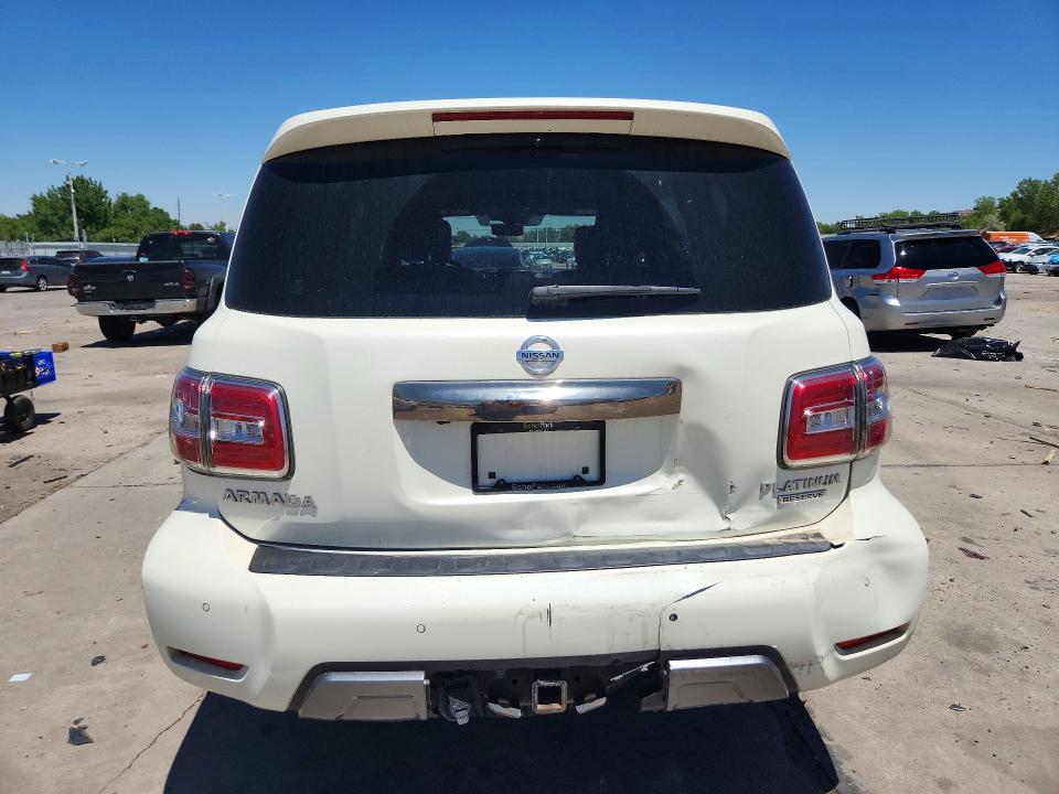 2018 Nissan Armada VIN JN8AY2NE6J9734561 COPART salvage auction — REAR END, Co - Salvage Title, sold $7,400 on 2026-07-06 (photo 6)