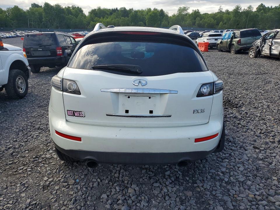2005 Infiniti Fx VIN JNRAS08WX5X207338 COPART salvage auction — FRONT END, Pa - Certificate Of Salvage, sold $2 on 2026-07-29 (photo 6)
