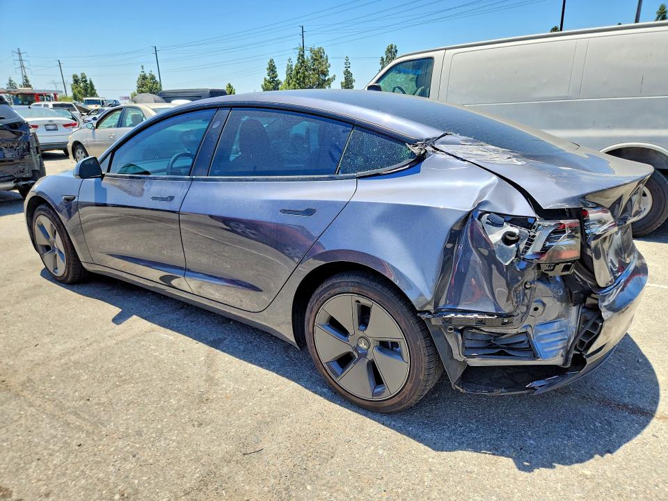 2023 Tesla Model 3 VIN 5YJ3E1EA8PF692056 COPART salvage auction — REAR END, Ca - Salvage Certificate, sold $7,700 on 2026-07-16 (photo 2)