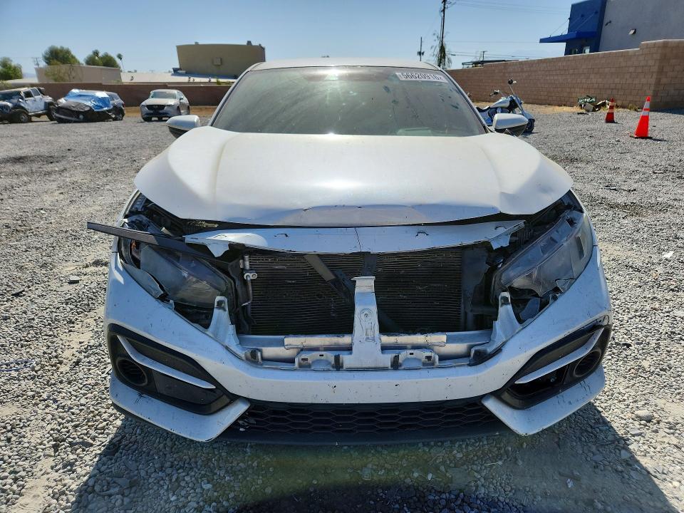 2020 Honda Civic VIN SHHFK7H32LU405096 COPART salvage auction — FRONT END, Ca - Salvage Certificate, sold $3,150 on 2026-07-22 (photo 5)