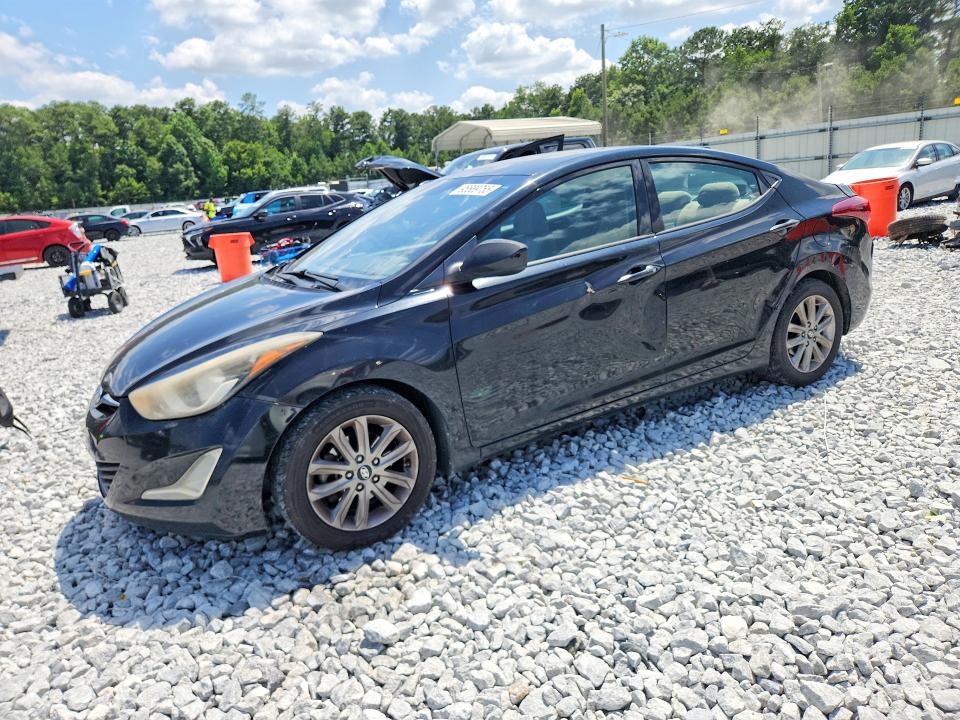 2014 Hyundai Elantra VIN KMHDH4AE3EU059955 COPART salvage auction — SIDE, Ga - Cert Of Title-Salvage, sold $275 on 2026-07-28 (photo 1)