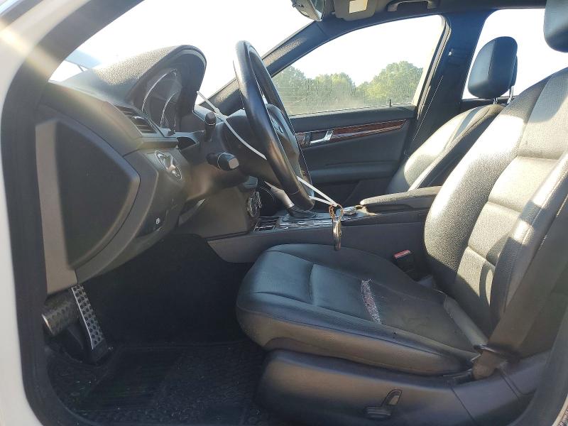 2010 Mercedes-benz C class VIN WDDGF5EB0AR107444 COPART salvage auction — FRONT END, Ga - Certificate Of Title, sold $625 on 2026-07-06 (photo 7)