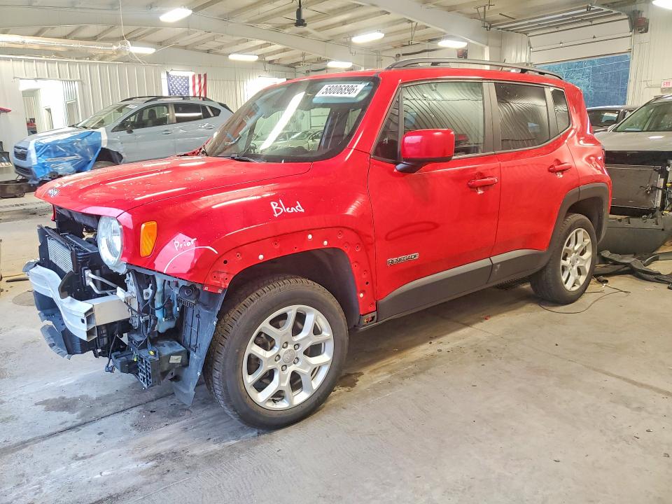 2016 Jeep Renegade VIN ZACCJBBT8GPE25726 COPART salvage auction — FRONT END, Mn - Cert Of Title-Prior Salvage, sold $1,150 on 2026-07-16 (photo 1)