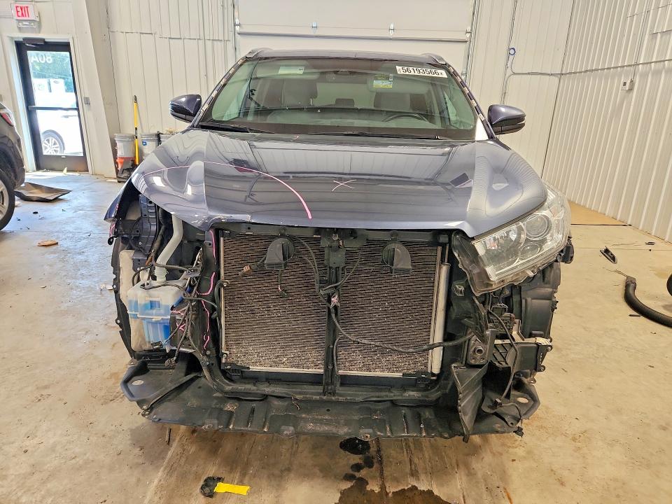 2018 Toyota Highlander VIN 5TDDZRFHXJS819170 COPART salvage auction — FRONT END, MN - CERT OF TITLE-SALVAGE, sold $375 on 2026-07-30 (photo 5)