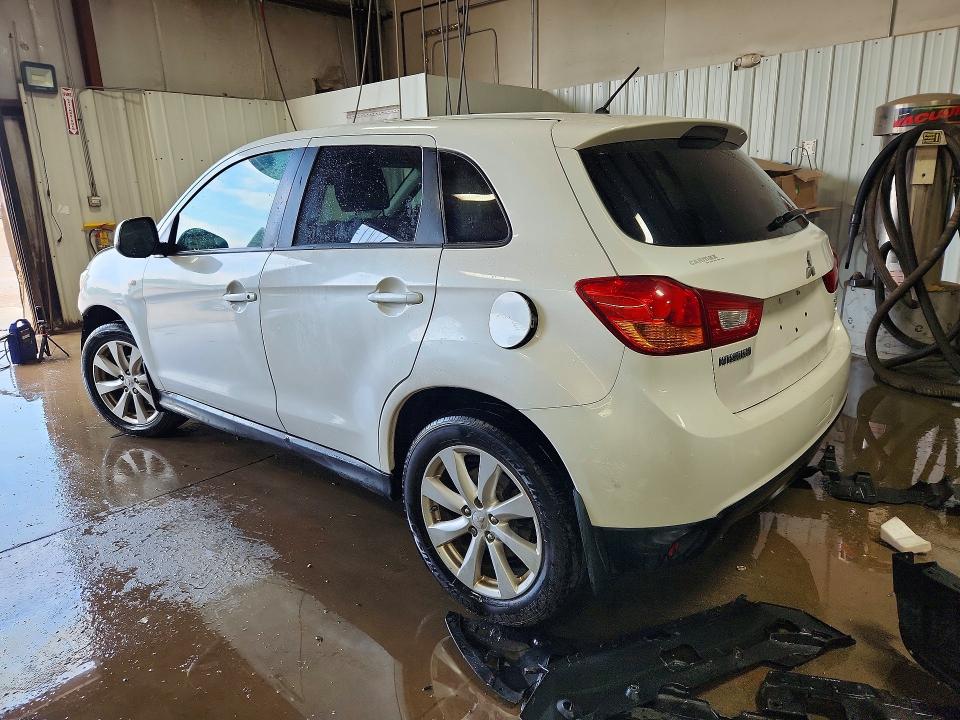 2015 Mitsubishi Outlander VIN 4A4AR3AW9FE036837 COPART salvage auction — FRONT END, Il - Salvage Certificate, sold $1,250 on 2026-07-23 (photo 2)
