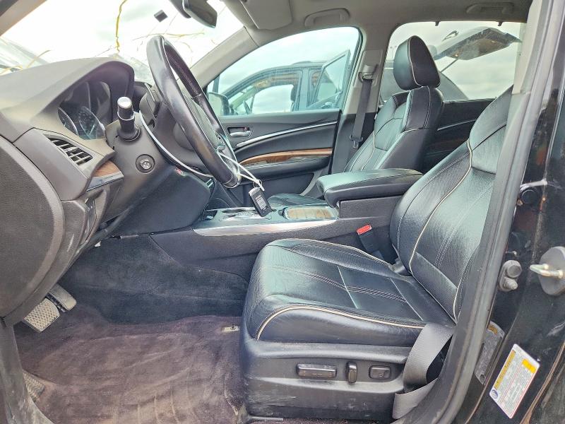 2017 Acura Mdx VIN 5FRYD4H88HB504736 COPART salvage auction — FRONT END, Ab - Bos - Salvage, sold $7,200 on 2026-07-02 (photo 7)
