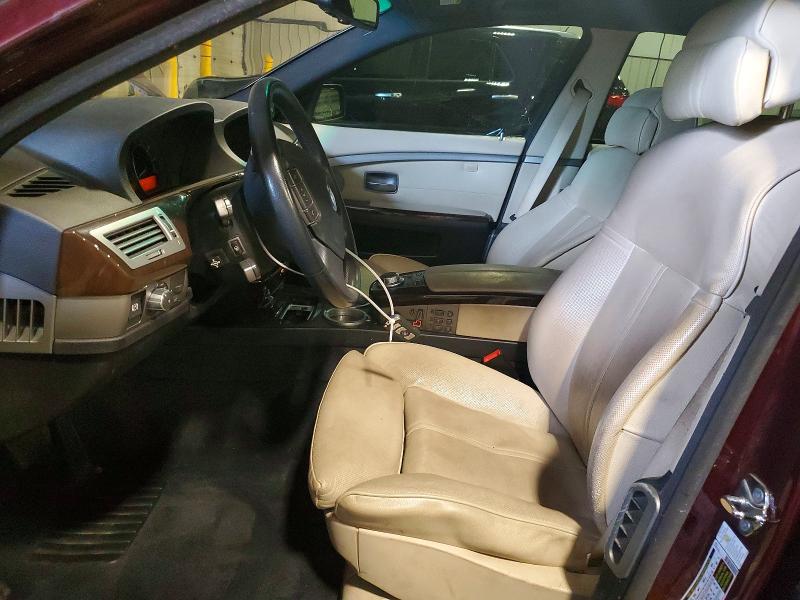 2008 BMW 7er VIN WBAHN83598DT85408 COPART salvage auction — SIDE, Pa - Certificate Of Salvage, sold $350 on 2026-07-17 (photo 7)