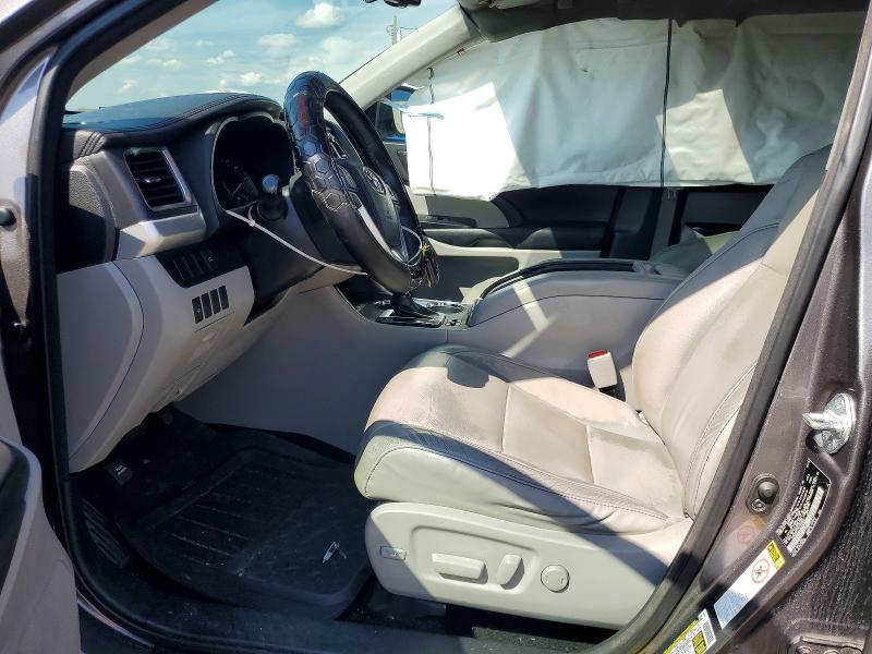2016 Toyota Highlander VIN 5TDJKRFH7GS339507 COPART salvage auction — REAR END, Mn - Cert Of Title-Salvage, sold $6,200 on 2026-07-09 (photo 7)