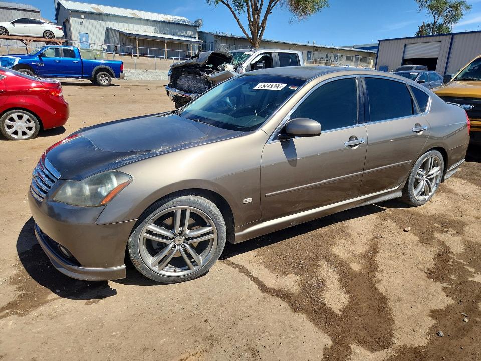 2007 Infiniti M VIN JNKBY01EX7M400550 COPART salvage auction — FRONT END, Nm - Cert Of Title-Salvage, sold $750 on 2026-07-16 (photo 1)