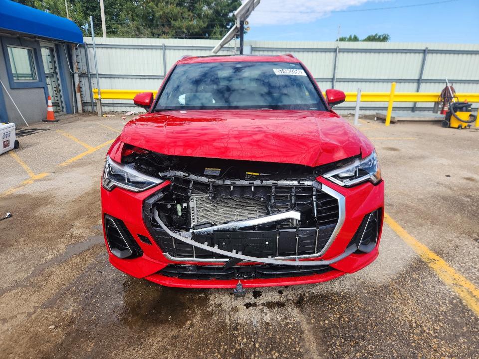 2025 Audi Q3 VIN WA1DECF32S1059421 COPART salvage auction — FRONT END, Fl - Cert Of Title Slvg Rebuildable (P), sold $13,600 on 2026-07-23 (photo 5)