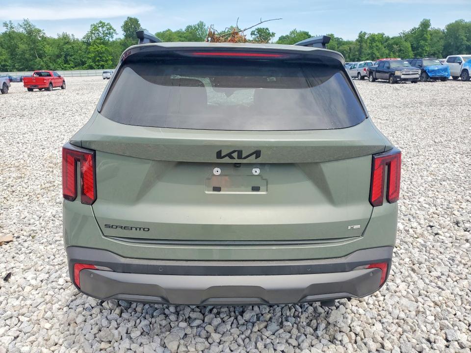 2025 Kia Sorento VIN 5XYRKDJF0SG397539 COPART salvage auction — FRONT END, Oh - Cert Of Title-Salvage, sold $7,300 on 2026-07-31 (photo 6)